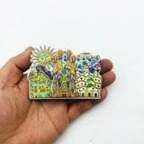 Europe Spain Barcelona 3D Refrigerator Magnet Tourist Souvenirs Stickers,Home & Kitchen Decoration Fridge Magnet Message Sticker
