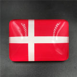 Creative Crystal Glass Nation Flag Fridge Magnet World Country Nation Flag Refrigerator Magnets Magnetic Stickers Resin Crafts