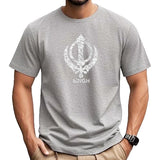 Khanda Singh - Gift For Punjabi Men Boys Kids Singh Sikh Symbole T-Shirt tops plain black t shirts men