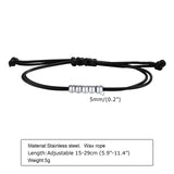 Men's Stylish Black Rope Chain Ankle Bracelets for Boys,Waterproof Stainless Steel Feather Beads Charm Anklet,Foot Gifts Jewelry