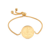 EUEAVAN Wicca Tetragrammaton Pentacle Bracelet Stainless Steel Magical Solomon Seal Pentagram Protection Sacred Amulet Jewelry