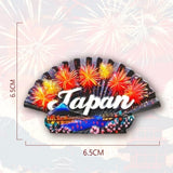 Asia Japan Resin 3D Fridge Magnets Tourism Souvenir Refrigerator Sticker Handicraft Gift Decoration