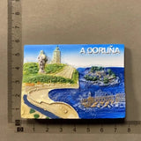 Spain Tourist Souvenirs Fridge Stickers Bilbao Cordoba Sevilla Ibiza Valencia Lanzarote San Sebastian Fridge Magnets Gifts