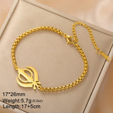 Dawapara Sikh Religious Symbol Khanda Bracelet Sikhism Sword Protection Amulet Stainless Steel Beads Bracelet Couple Gift