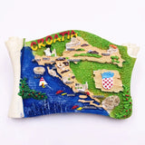 World Famous Resorts Travelling Souvenirs Fridge Magnets Germany Denmark Tourist Souvenirs Magnetic Stickers for Message Board