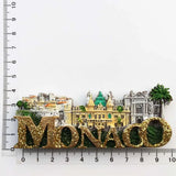 Customized Souvenirs for Overseas Tourism Fridge Monaco world tourism collection fridge magnet gift For Home Decoration Magnetic