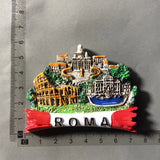 Europe Italy 3D Fridge Magnets Tourism Souvenir Refrigerator Magnets Sticker Collection Handicraft Decoration Articles