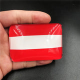 Creative Crystal Glass Nation Flag Fridge Magnet World Country Nation Flag Refrigerator Magnets Magnetic Stickers Resin Crafts