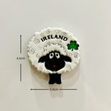 Irish Tourist Souvenirs Celtic Black-faced Goat Dingle Peninsula Town Tourist Souvenir Magnetic Refrigerator Magnet Fridge Stick