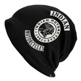 Indians Motorcycle Warm Knitted Cap Fashion Bonnet Hat Autumn Winter Outdoor Beanies Hats for Unisex Adult