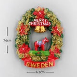 Europe Sweden 3D Fridge Magnets Tourism Souvenir Refrigerator Magnets Sticker Collection Handicraft Decoration Articles