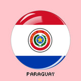 South America Countries Flag Magnet Fridge Argentina Brazil Chile Peru Flag Glass Refrigerator Magnets Stickers Home Decor Gift