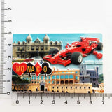 Customized Souvenirs for Overseas Tourism Fridge Monaco world tourism collection fridge magnet gift For Home Decoration Magnetic