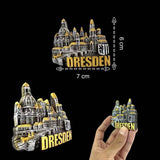 Germany Fridge Magnets  Cologne Dresden Travel Memorial Magnetic Refrigerator Stickers Gift Room Decoration Collectio