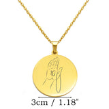 India Punjab Map Sikh Sikhism Pendant Necklaces Sikhs Jewelry Stainless Steel #D2010