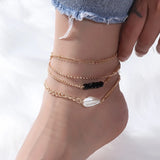 Bohemian Handmade Beads Anklets Embroidery Braided Ankle Bracelets Summer Beach On Leg Foot Chain Female Girls Jewelry Gifts