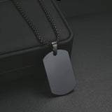 Stainless Steel Jewelry Mens Custom Engraved Name Photo Animal Necklace for Women Personalized Square Pendant Family Party Gift