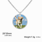 Sipuris Custom Photo Picture Necklace Stainless Steel Personalized Medallion Memory Pendant Necklace Jewelry Weddings Gifts