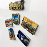 Customized Souvenirs for Overseas Tourism Fridge Monaco world tourism collection fridge magnet gift For Home Decoration Magnetic
