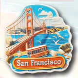 United States Souvenirs Boston Fridge Magnets Los Angeles America Chicago Grand Canyon Fridge Stickers Wedding Gifts