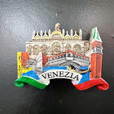 Personal Custom 3D Fridge Magnets Venezia Travel Souvenirs Home Decor Refrigerator Magnets Sticker Italy Venice Fridge Magnets
