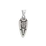 New Men's Stainless Steel Viking Spear Necklaces Vintage Rune Nordic Celtic Knot Pendants Fashion Jewelry Accessories Wholesale