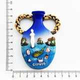 Europe Cyprus 3D Flavour Fridge Magnet Tourist Souvenirs Refrigerator Magnetic Stickers Travel collection Gift