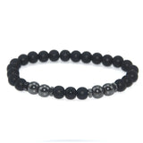 Anti-Swelling Black Obsidian Anklet Bracelet Treatment  Adjustable Weight Loss Magnetic Therapy Magnet Anklet Bracelet Women Men