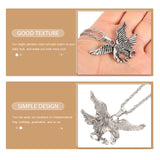 Stainless Necklace Theme Party Pendant with Chain for Men Photo Taking Necklaces Boys Alloy Mens