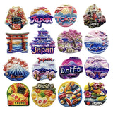 Asia Japan Resin 3D Fridge Magnets Tourism Souvenir Refrigerator Sticker Handicraft Gift Decoration