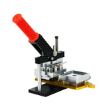 63.5x63.5mm Square Refrigerator Badge Press Machine with 1000 PCS Cardboard Magnet Parts for Fridge