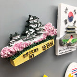 Country Fridge Magnets France Korea Japan Kyoto Thailand Myanmar Fridge Magnet Sticker World Travel Souvenir Magnetic