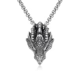Men's Punk Flying Eagle Animal Pendant Necklace Biker Riding Rock Party Jewelry Accessories