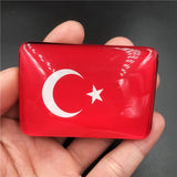 Creative Crystal Glass Nation Flag Fridge Magnet World Country Nation Flag Refrigerator Magnets Magnetic Stickers Resin Crafts