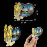 Germany Fridge Magnets  Cologne Dresden Travel Memorial Magnetic Refrigerator Stickers Gift Room Decoration Collectio