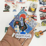 3d resin Fridge magnets Portugal Lisboa Tourism Souvenirs Magnetic Refrigerator Stickers For Home Decoration