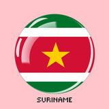 South America Countries Flag Magnet Fridge Argentina Brazil Chile Peru Flag Glass Refrigerator Magnets Stickers Home Decor Gift