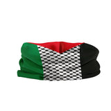 Palestine Flag Scarf25x 50cm Palestinian Keffiyeh Bandanas Neck Gaiter Seamless Arabia Scarves Palestine Arabic Face Masks