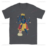 Hindu God Vishnu Graphic T Shirts Unique Cool Graphic Art High Quality Cotton T-shirt Men's Women's Unisex Outdoors Short-sleev