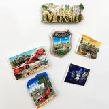 Customized Souvenirs for Overseas Tourism Fridge Monaco world tourism collection fridge magnet gift For Home Decoration Magnetic