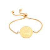 EUEAVAN Wicca Tetragrammaton Pentacle Bracelet Stainless Steel Magical Solomon Seal Pentagram Protection Sacred Amulet Jewelry