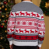 2025 Christmas Sweaters Women Men Boys Girls Matching Outfits Couples Kids Casual Knitwear Long Sleeve Jumpers Xmas Family Look