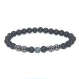 Anti-Swelling Black Obsidian Anklet Bracelet Treatment  Adjustable Weight Loss Magnetic Therapy Magnet Anklet Bracelet Women Men