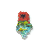 3D Albania Fridge Magnet - Cute Decorative Room Decor, Strong Refrigerator Magnets