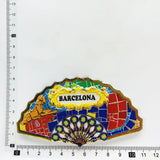 Europe Spain Barcelona 3D Refrigerator Magnet Tourist Souvenirs Stickers,Home & Kitchen Decoration Fridge Magnet Message Sticker