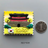 Country Fridge Magnets France Korea Japan Kyoto Thailand Myanmar Fridge Magnet Sticker World Travel Souvenir Magnetic