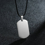 Nextvance Stainless Steel Custom Personalized Necklace 3 Colors Photo Name Free Engrave Necklaces For Women Men Valentines Gift