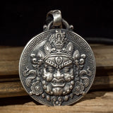Original Van Gogh sunflower sunflower men's necklace high sense pendant nautical compass retro fashion trend pendant gift.