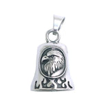 Sparkling Zircon Fly Eagle Pendant Necklace for Men Hip Hop Rock Party Jewelry