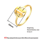 Kinitial 12 Zodiac Libra Rings For Women Stainless Steel Jewelry Constellation Dainty Ring